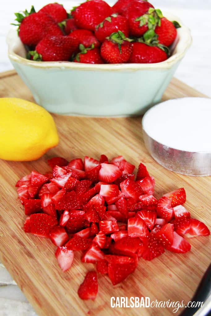 How to make Home made Strawberry Syrup with fresh strawberries.