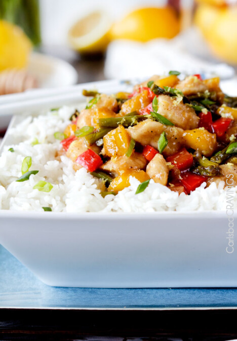 Honey Lemon Chicken Stir Fry Recipe | Carlsbad Cravings