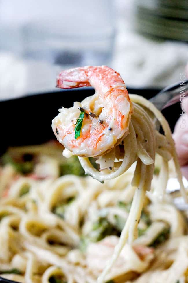 Roasted Shrimp Alfredo Recipe - Carlsbad Cravings