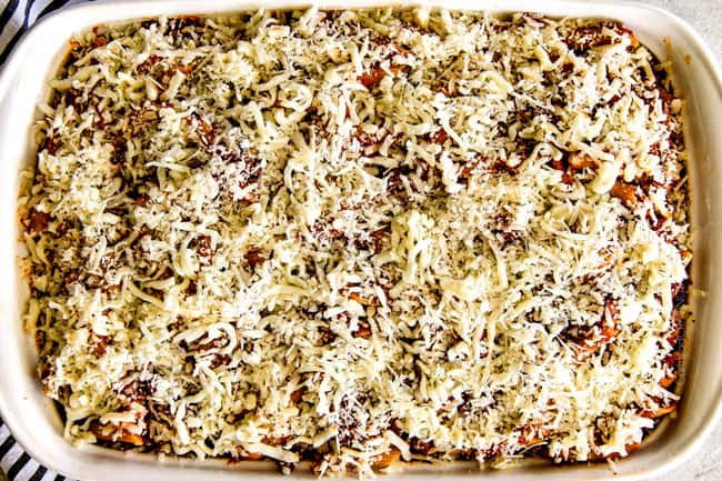 This Million Dollar Baked Penne has been a family favorite for decades! We serve it at all our family gatherings because its SO good, so easy! The homemade sauce is incredible and the hidden layer of creamy/cheesiness is to live for!