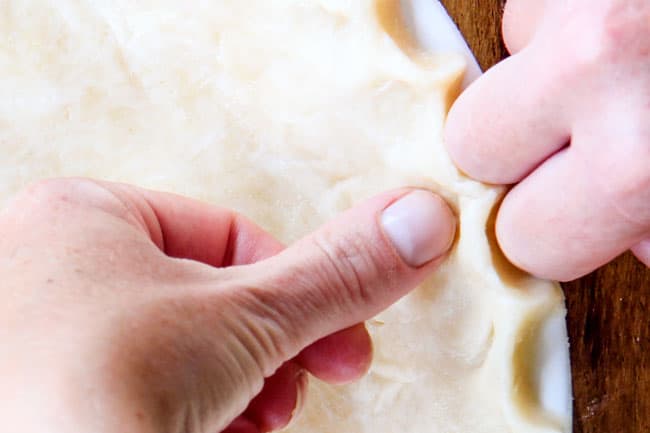 BEST EVER easy, NO FAIL pie crust recipe with step by step photos and instructions! You will never use another recipe again! #piecrust #pie #recipe #thanksgiving