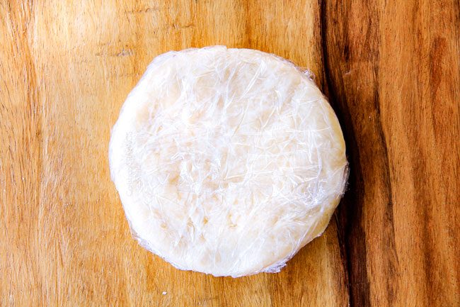Homemade Pie Crust Recipe being made.