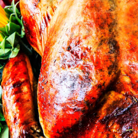 This is the juiciest, most tender, flavorful Roast Turkey I have ever made! EVERYONE wanted the recipe! I will never use another turkey recipe again, this one is a winner!