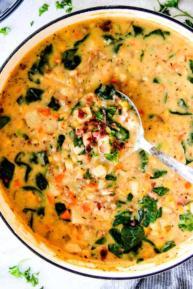 This one pot Loaded Zuppa Toscana Soup is truly better than Olive Garden's - by a long shot! It's creamy, comforting. makes great leftovers and my family LOVES it!
