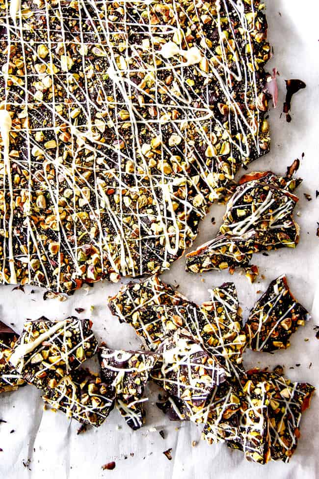 Ridiculously EASY Pistachio Chocolate Pretzel Bark is the best pretzel bark recipe I have ever made - perfect for holiday gifts! It's easy, stress free, make ahead and everyone looooooves it!
