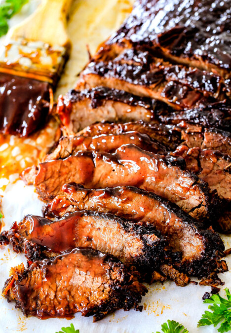 Wonderfully juicy, flavor exploding, melt-in-your-mouth Slow Cooker Beef Brisket is my favorite meat dish EVER and "better than any restaurant” according to my food critic husband! It's the ultimate easy company dinner because it can be made days in advance then reheated in the slow cooker for stress free entertaining!