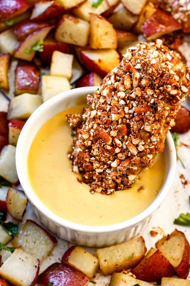 pretzel crusted chicken