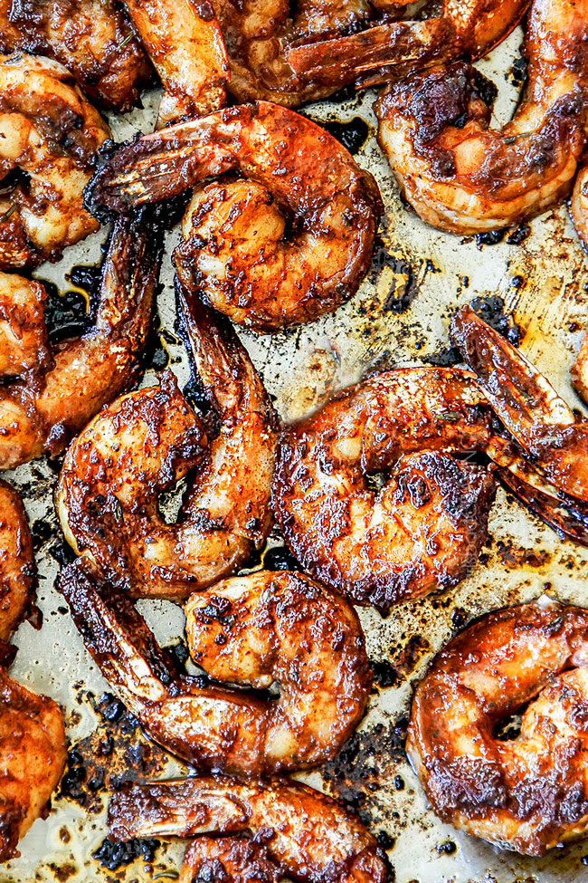 showing how to make best shrimp avocado salad recipe by cooking shrimp