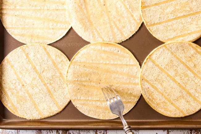 cpoking holes in tortillas