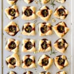 top view of cranberry brie bites