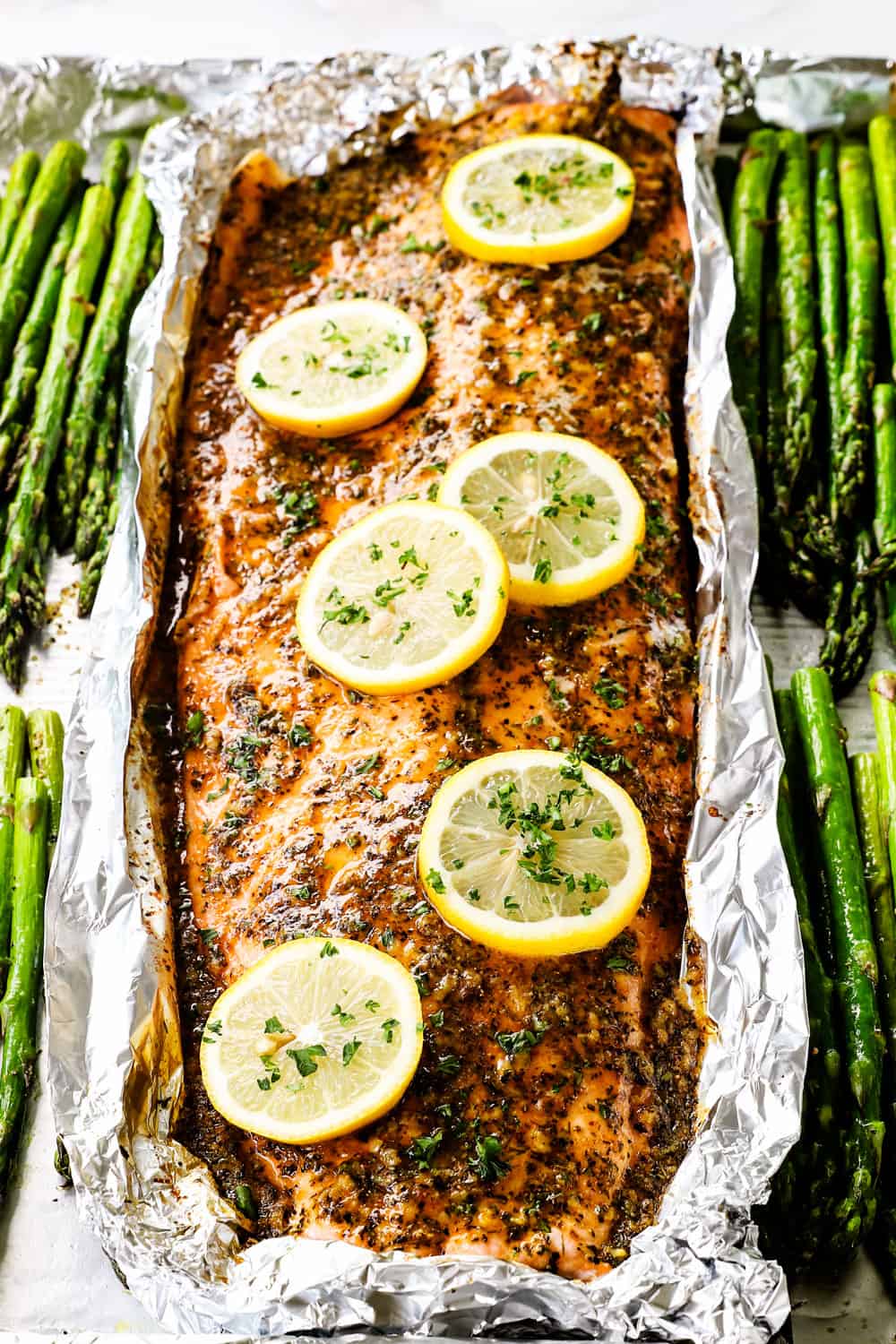 baking lemon pepper salmon recipe in foil