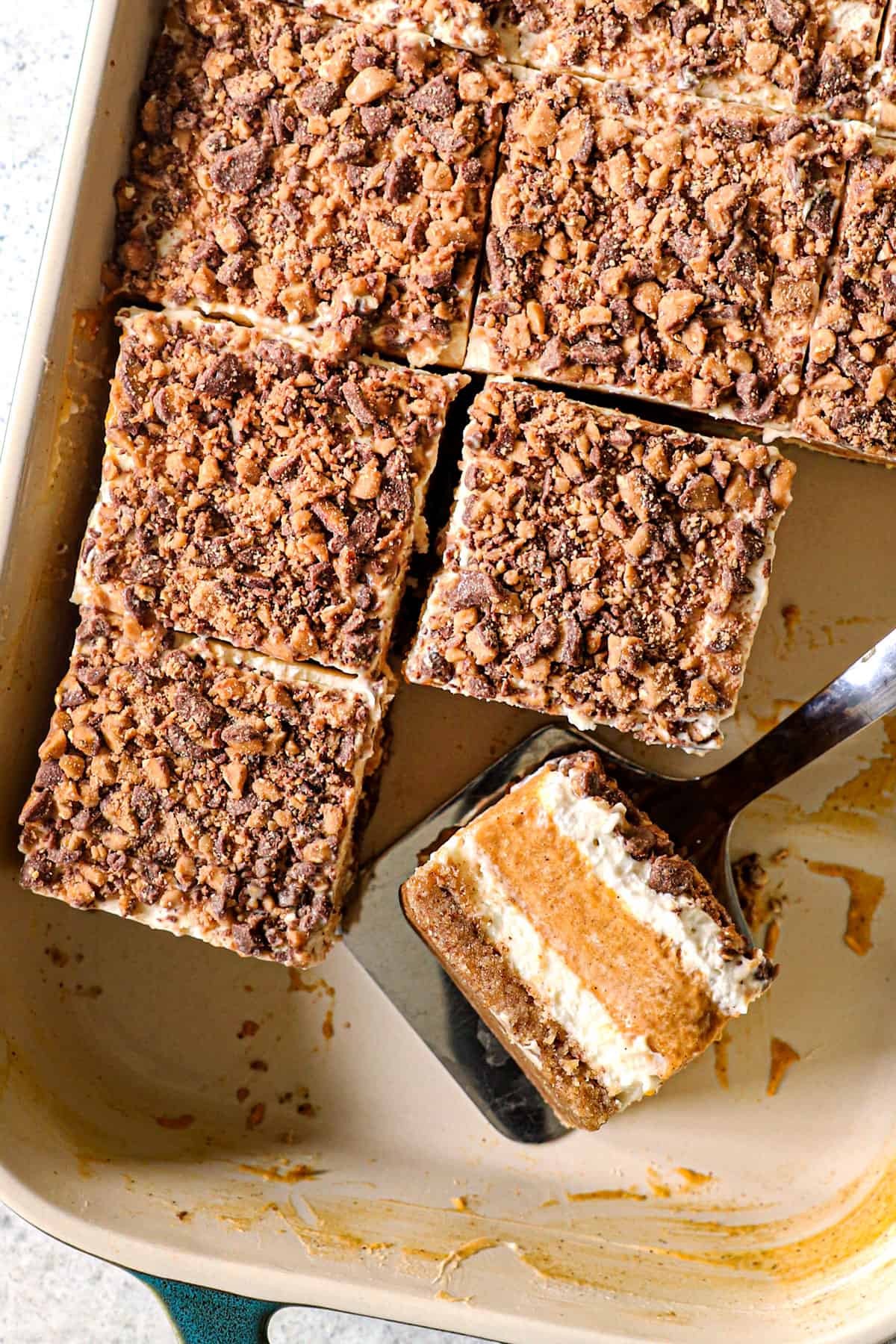 pumpkin delight in a 9x13 baking dish