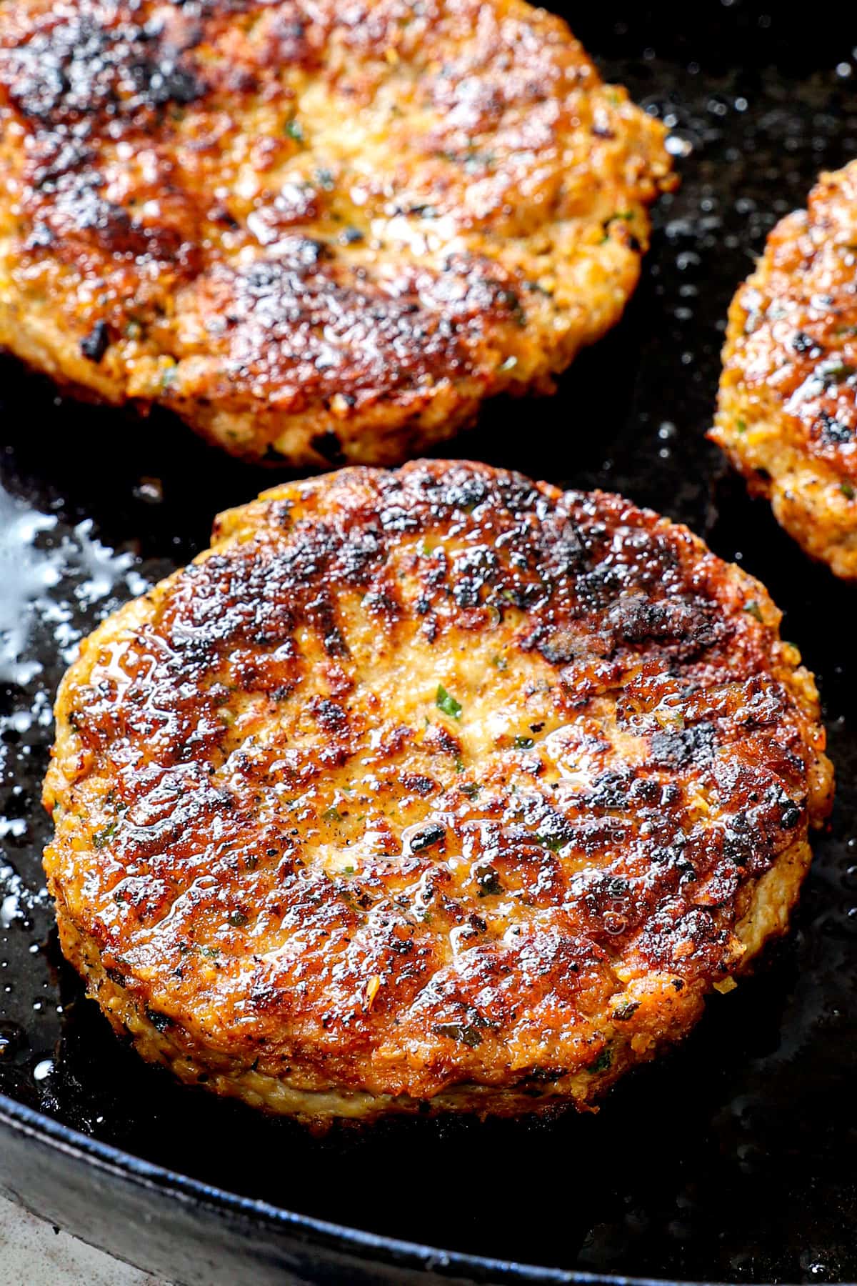 showing how to make best turkey burger recipe by cooking on the stovetop